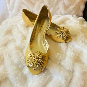 Dainty Yellow Wedged Shoes - Bandolino